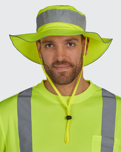 UHV503 High Visibility Bucket Hat - Protected with PERIMETER Insect Guard - Utility Pro Wear